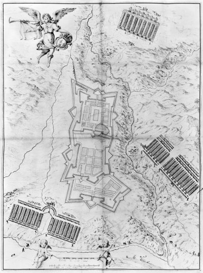 Plan and Map of the Town and Citadel of Mont-Louis by French School